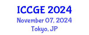 International Conference on Civil and Geological Engineering (ICCGE) November 07, 2024 - Tokyo, Japan