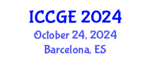 International Conference on Civil and Geological Engineering (ICCGE) October 24, 2024 - Barcelona, Spain