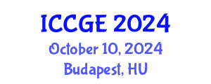 International Conference on Civil and Geological Engineering (ICCGE) October 10, 2024 - Budapest, Hungary