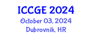 International Conference on Civil and Geological Engineering (ICCGE) October 03, 2024 - Dubrovnik, Croatia