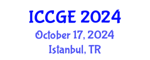 International Conference on Civil and Geological Engineering (ICCGE) October 17, 2024 - Istanbul, Turkey