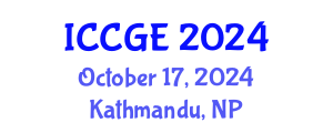 International Conference on Civil and Geological Engineering (ICCGE) October 17, 2024 - Kathmandu, Nepal
