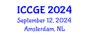 International Conference on Civil and Geological Engineering (ICCGE) September 12, 2024 - Amsterdam, Netherlands