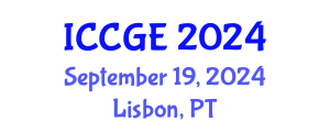 International Conference on Civil and Geological Engineering (ICCGE) September 19, 2024 - Lisbon, Portugal