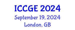 International Conference on Civil and Geological Engineering (ICCGE) September 19, 2024 - London, United Kingdom