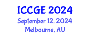 International Conference on Civil and Geological Engineering (ICCGE) September 12, 2024 - Melbourne, Australia