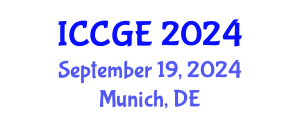 International Conference on Civil and Geological Engineering (ICCGE) September 19, 2024 - Munich, Germany