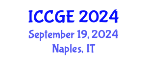 International Conference on Civil and Geological Engineering (ICCGE) September 19, 2024 - Naples, Italy
