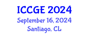 International Conference on Civil and Geological Engineering (ICCGE) September 16, 2024 - Santiago, Chile
