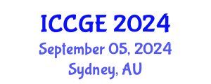 International Conference on Civil and Geological Engineering (ICCGE) September 05, 2024 - Sydney, Australia