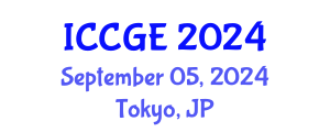 International Conference on Civil and Geological Engineering (ICCGE) September 05, 2024 - Tokyo, Japan