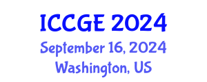 International Conference on Civil and Geological Engineering (ICCGE) September 16, 2024 - Washington, United States