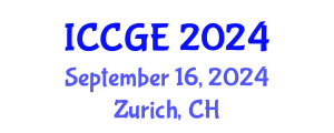 International Conference on Civil and Geological Engineering (ICCGE) September 16, 2024 - Zurich, Switzerland