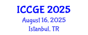 International Conference on Civil and Geological Engineering (ICCGE) August 16, 2025 - Istanbul, Turkey