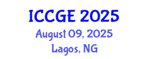 International Conference on Civil and Geological Engineering (ICCGE) August 09, 2025 - Lagos, Nigeria