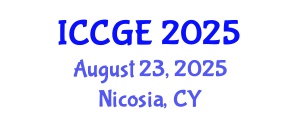 International Conference on Civil and Geological Engineering (ICCGE) August 23, 2025 - Nicosia, Cyprus