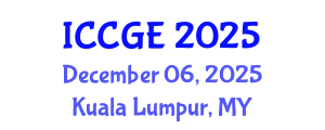 International Conference on Civil and Geological Engineering (ICCGE) December 06, 2025 - Kuala Lumpur, Malaysia