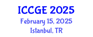 International Conference on Civil and Geological Engineering (ICCGE) February 15, 2025 - Istanbul, Turkey