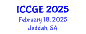 International Conference on Civil and Geological Engineering (ICCGE) February 18, 2025 - Jeddah, Saudi Arabia