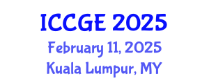 International Conference on Civil and Geological Engineering (ICCGE) February 11, 2025 - Kuala Lumpur, Malaysia