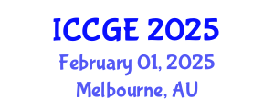 International Conference on Civil and Geological Engineering (ICCGE) February 01, 2025 - Melbourne, Australia