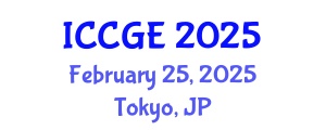 International Conference on Civil and Geological Engineering (ICCGE) February 25, 2025 - Tokyo, Japan