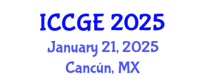 International Conference on Civil and Geological Engineering (ICCGE) January 23, 2025 - Cancún, Mexico