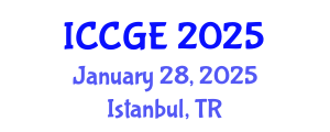 International Conference on Civil and Geological Engineering (ICCGE) January 28, 2025 - Istanbul, Turkey