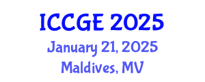International Conference on Civil and Geological Engineering (ICCGE) January 21, 2025 - Maldives, Maldives