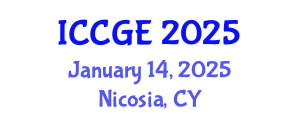 International Conference on Civil and Geological Engineering (ICCGE) January 14, 2025 - Nicosia, Cyprus