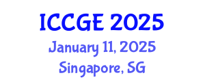 International Conference on Civil and Geological Engineering (ICCGE) January 11, 2025 - Singapore, Singapore