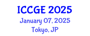 International Conference on Civil and Geological Engineering (ICCGE) January 07, 2025 - Tokyo, Japan