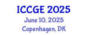International Conference on Civil and Geological Engineering (ICCGE) June 10, 2025 - Copenhagen, Denmark