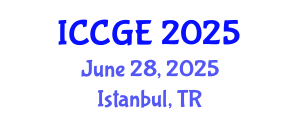 International Conference on Civil and Geological Engineering (ICCGE) June 28, 2025 - Istanbul, Turkey