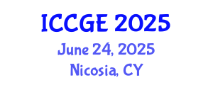 International Conference on Civil and Geological Engineering (ICCGE) June 24, 2025 - Nicosia, Cyprus