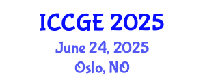 International Conference on Civil and Geological Engineering (ICCGE) June 24, 2025 - Oslo, Norway
