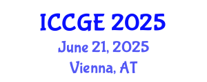 International Conference on Civil and Geological Engineering (ICCGE) June 21, 2025 - Vienna, Austria