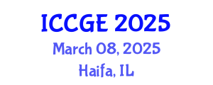 International Conference on Civil and Geological Engineering (ICCGE) March 08, 2025 - Haifa, Israel