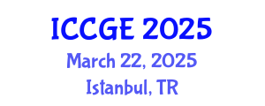 International Conference on Civil and Geological Engineering (ICCGE) March 22, 2025 - Istanbul, Turkey