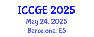 International Conference on Civil and Geological Engineering (ICCGE) May 24, 2025 - Barcelona, Spain