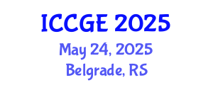 International Conference on Civil and Geological Engineering (ICCGE) May 24, 2025 - Belgrade, Serbia