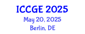 International Conference on Civil and Geological Engineering (ICCGE) May 20, 2025 - Berlin, Germany