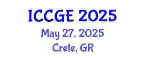 International Conference on Civil and Geological Engineering (ICCGE) May 27, 2025 - Crete, Greece