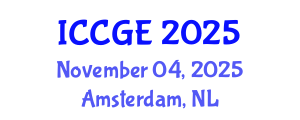 International Conference on Civil and Geological Engineering (ICCGE) November 04, 2025 - Amsterdam, Netherlands