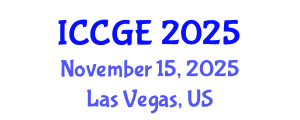 International Conference on Civil and Geological Engineering (ICCGE) November 15, 2025 - Las Vegas, United States
