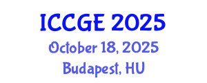 International Conference on Civil and Geological Engineering (ICCGE) October 18, 2025 - Budapest, Hungary