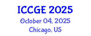 International Conference on Civil and Geological Engineering (ICCGE) October 04, 2025 - Chicago, United States