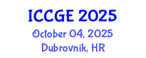 International Conference on Civil and Geological Engineering (ICCGE) October 04, 2025 - Dubrovnik, Croatia