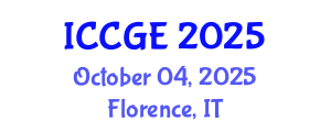 International Conference on Civil and Geological Engineering (ICCGE) October 04, 2025 - Florence, Italy