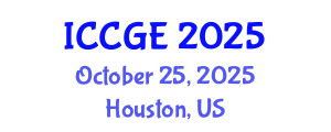 International Conference on Civil and Geological Engineering (ICCGE) October 25, 2025 - Houston, United States